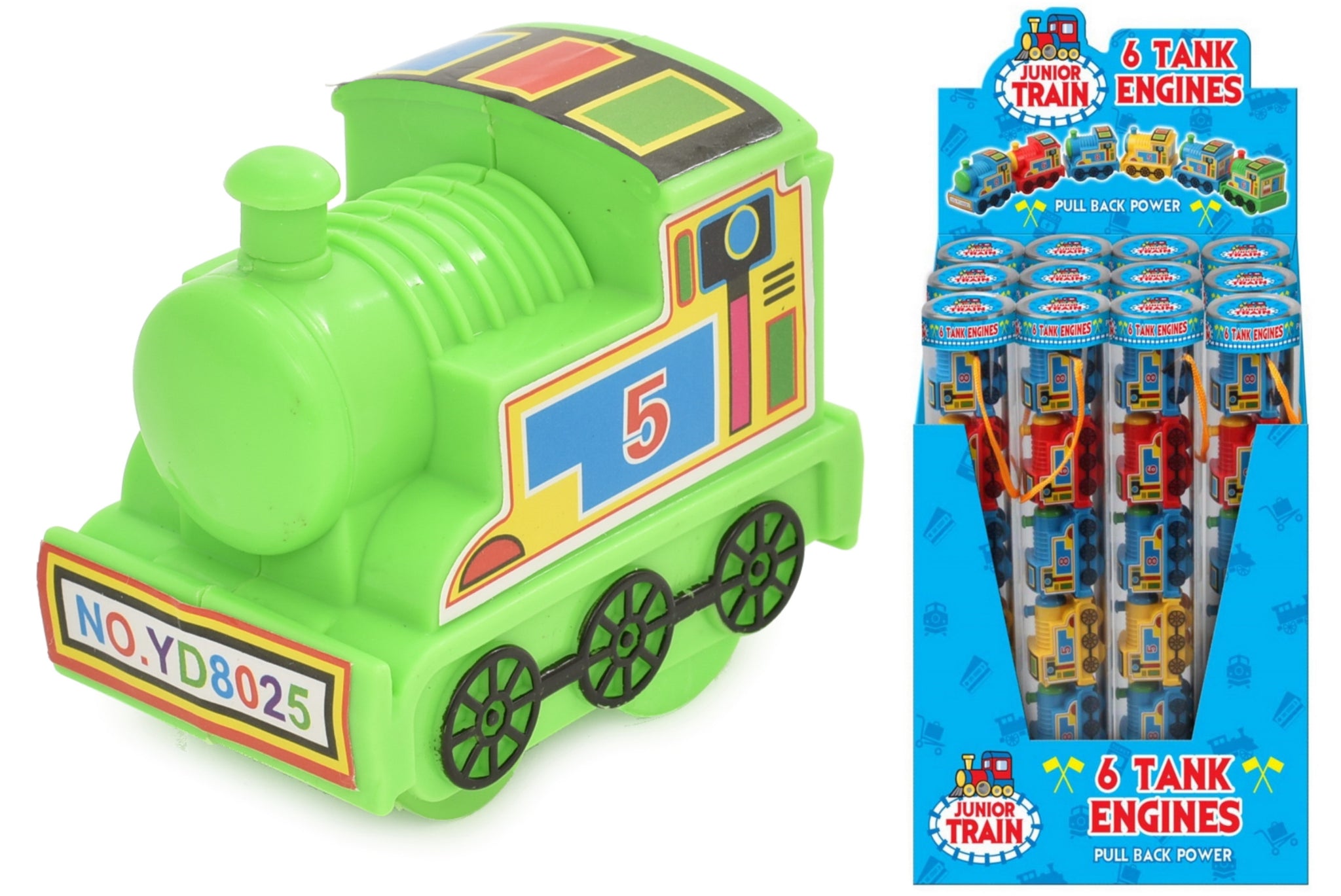 PULLBACK TRAINS IN TUBE 6PC. TY1248 \\\KD00716