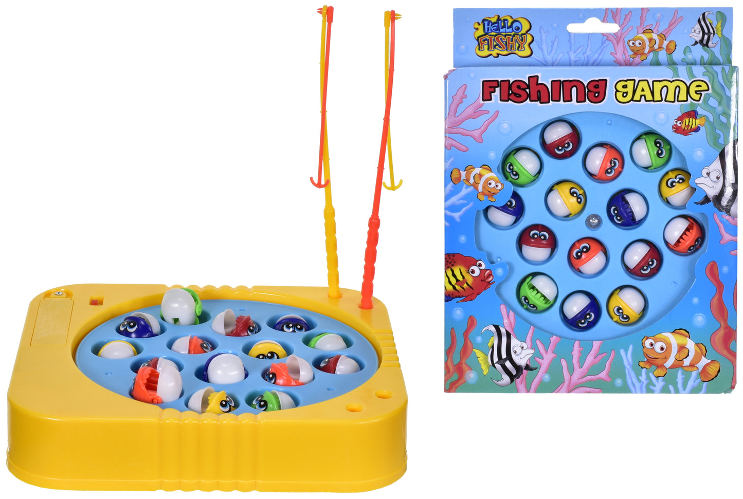 BATTERY OPERATED FISHING GAME IN HANGING. TY5521 \\\KD00758
