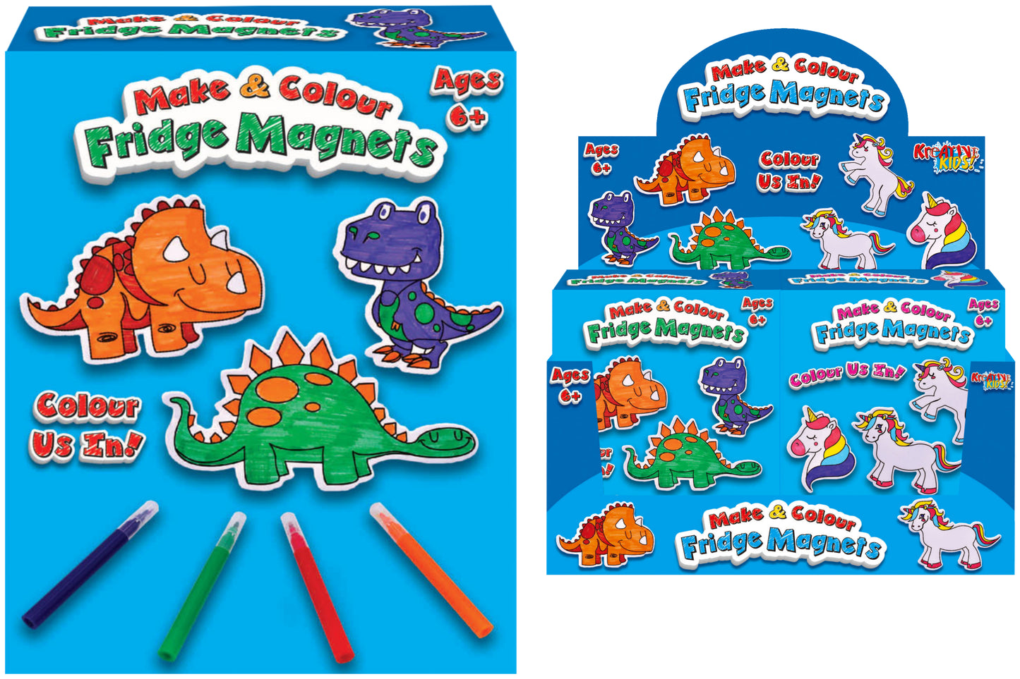 MAKE & COLOUR FRIDGE MAGNETS. TY5607 \\\KD00760