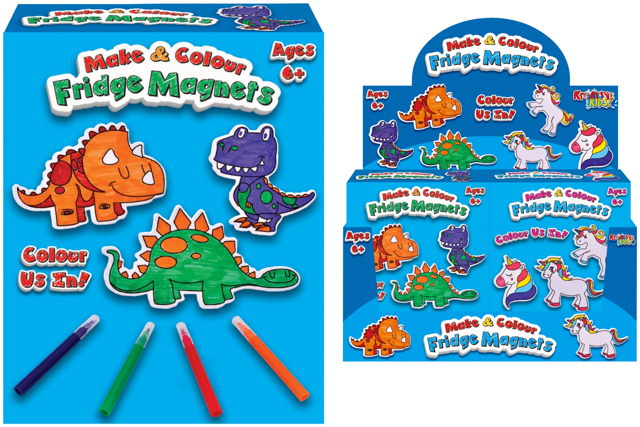 MAKE & COLOUR FRIDGE MAGNETS. TY5607 \\\KD00760