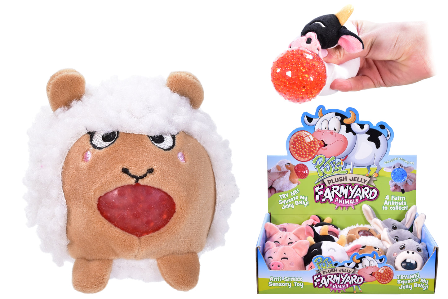 PLUSH JELLY SQUEEZERS - FARM. TY6682 \\\KD00774