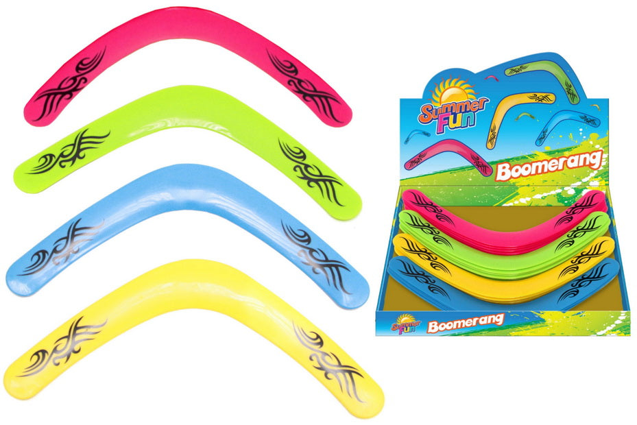SUMMER FUN NEON COLOUR BOOMERANG. TY2903 \\\KD00803