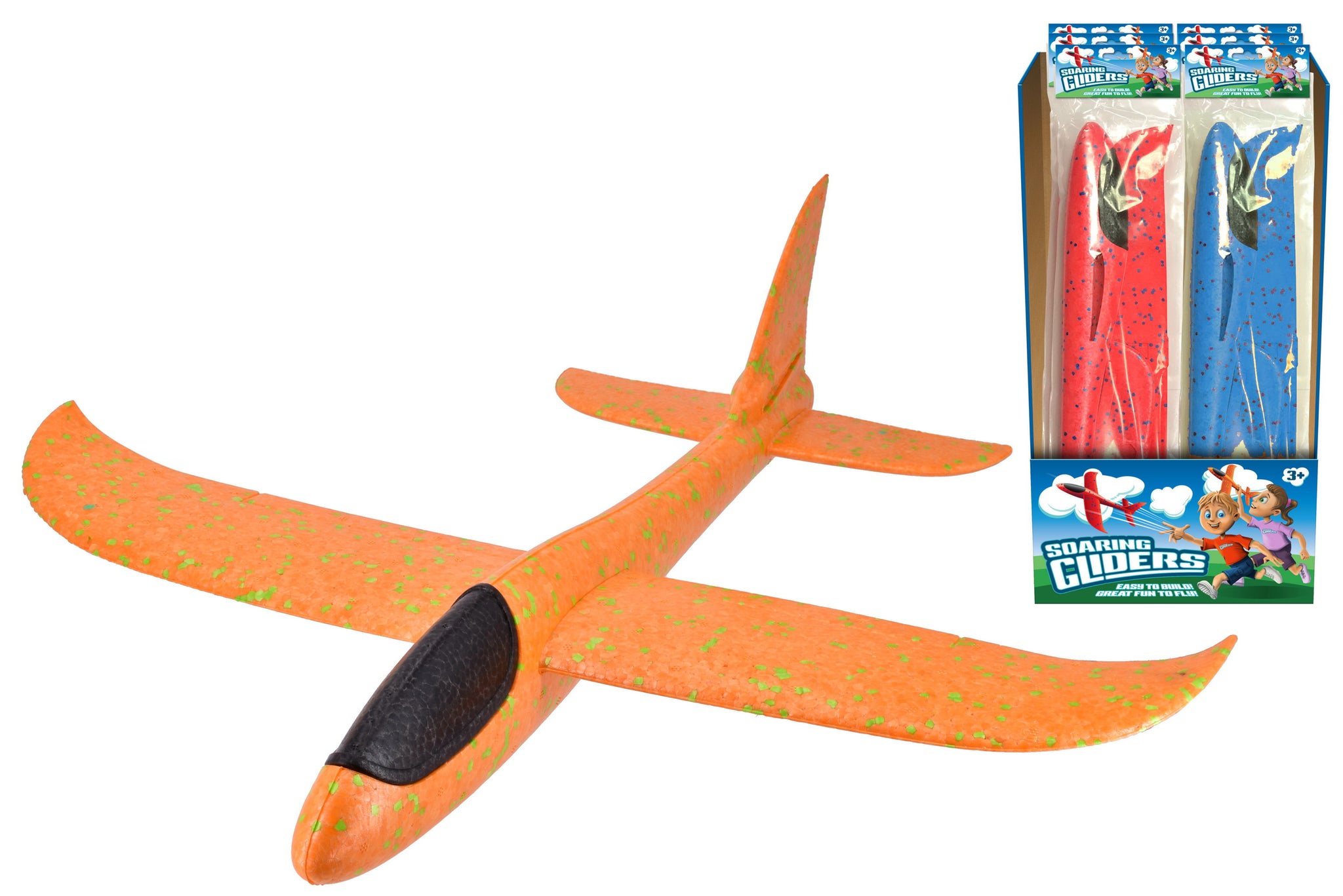 KANDY TOYS FOAM AEROPLANE GLIDER. TY4503 \\\KD00808