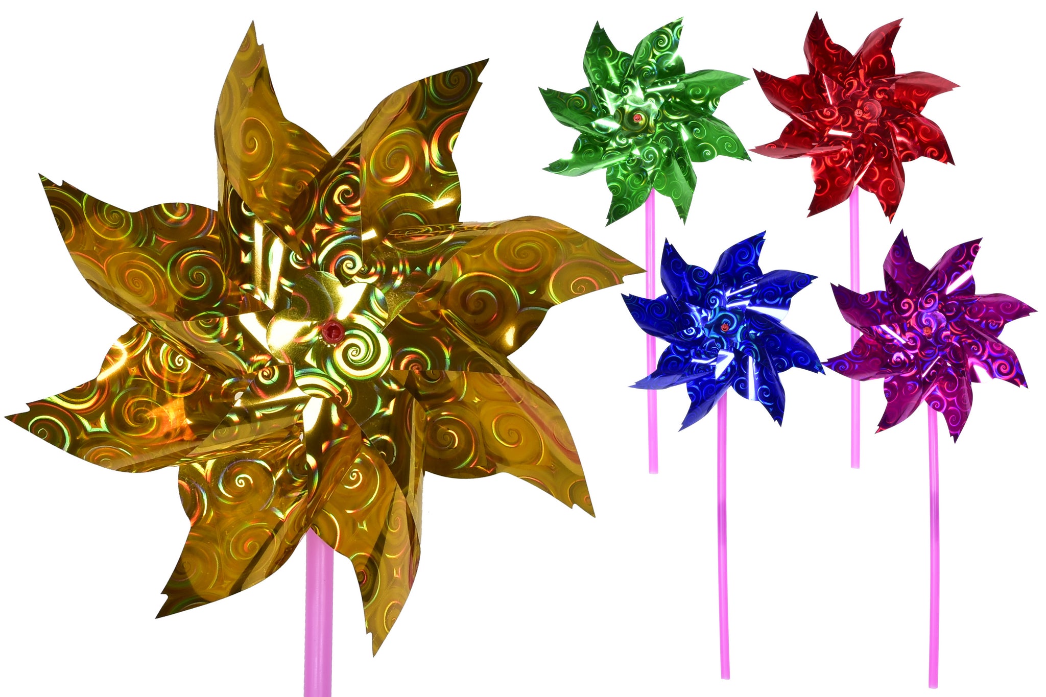 18CM METALLIC FOIL WINDMILL. TY4913 \\\KD00810