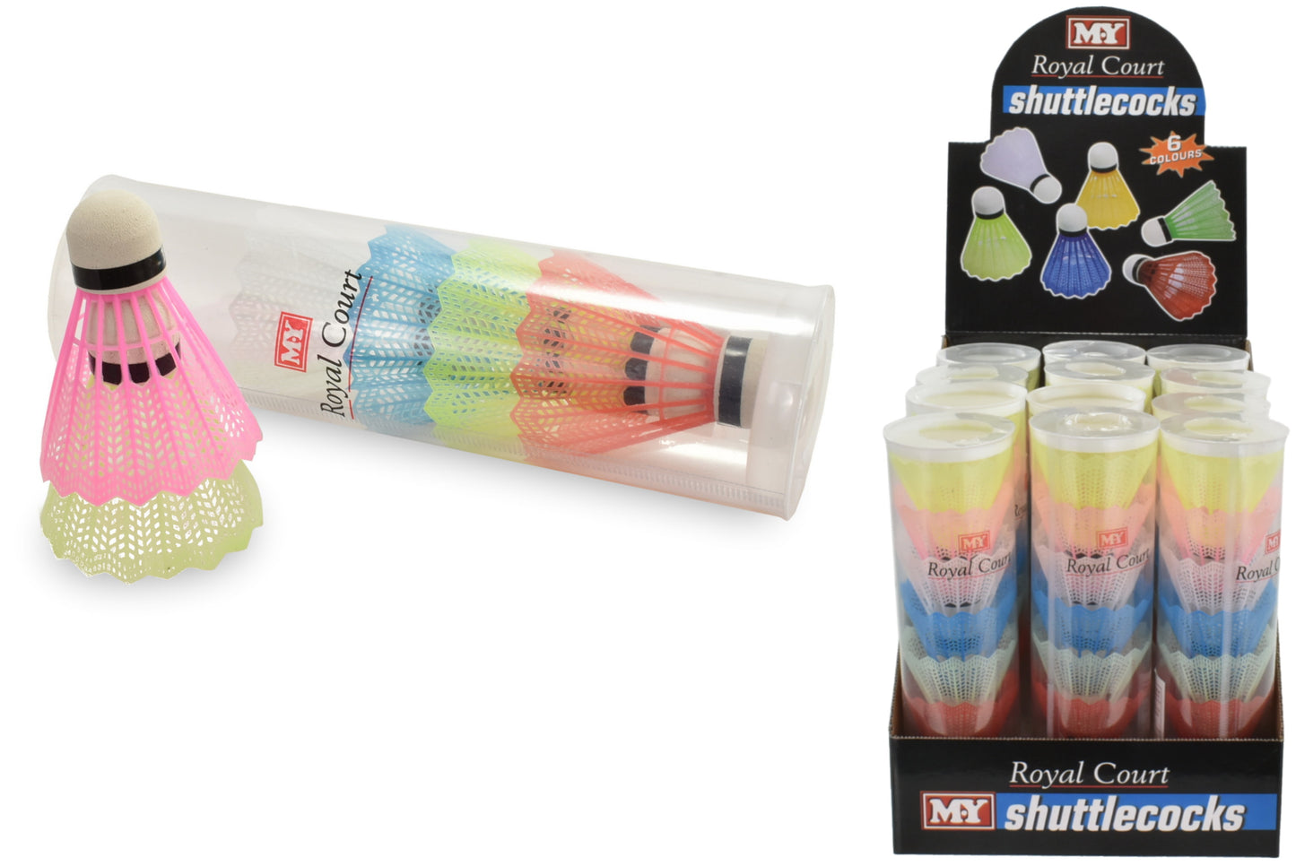 MY EVA SHUTTLECOCKS IN ACETATE TUBE. TY8496 \\\KD00829