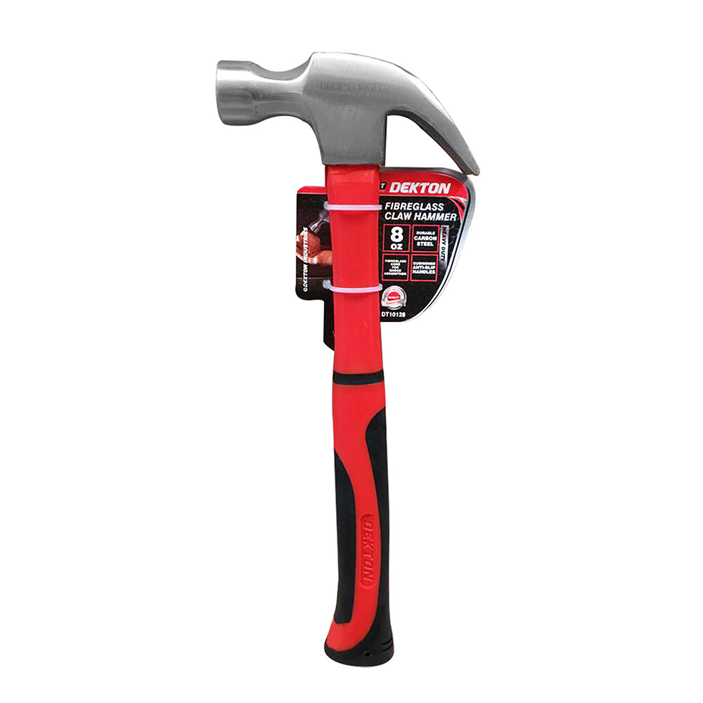 DEKTON CLAW HAMMER FIBREGLASS HANDLE 8OZ. DT10128 \\\KD00834