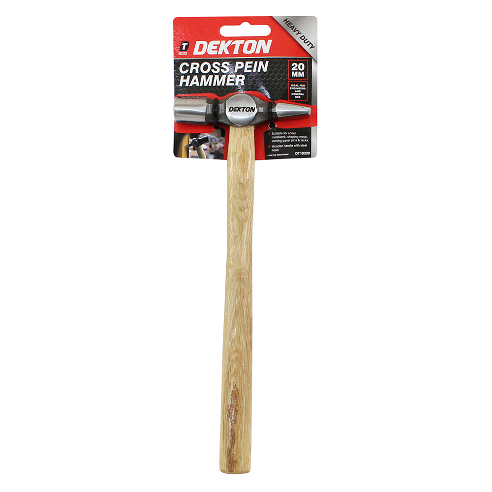 DEKTON CROSS PEIN HAMMER WOODEN HANDLE 20MM. DT10320 \\\KD00838