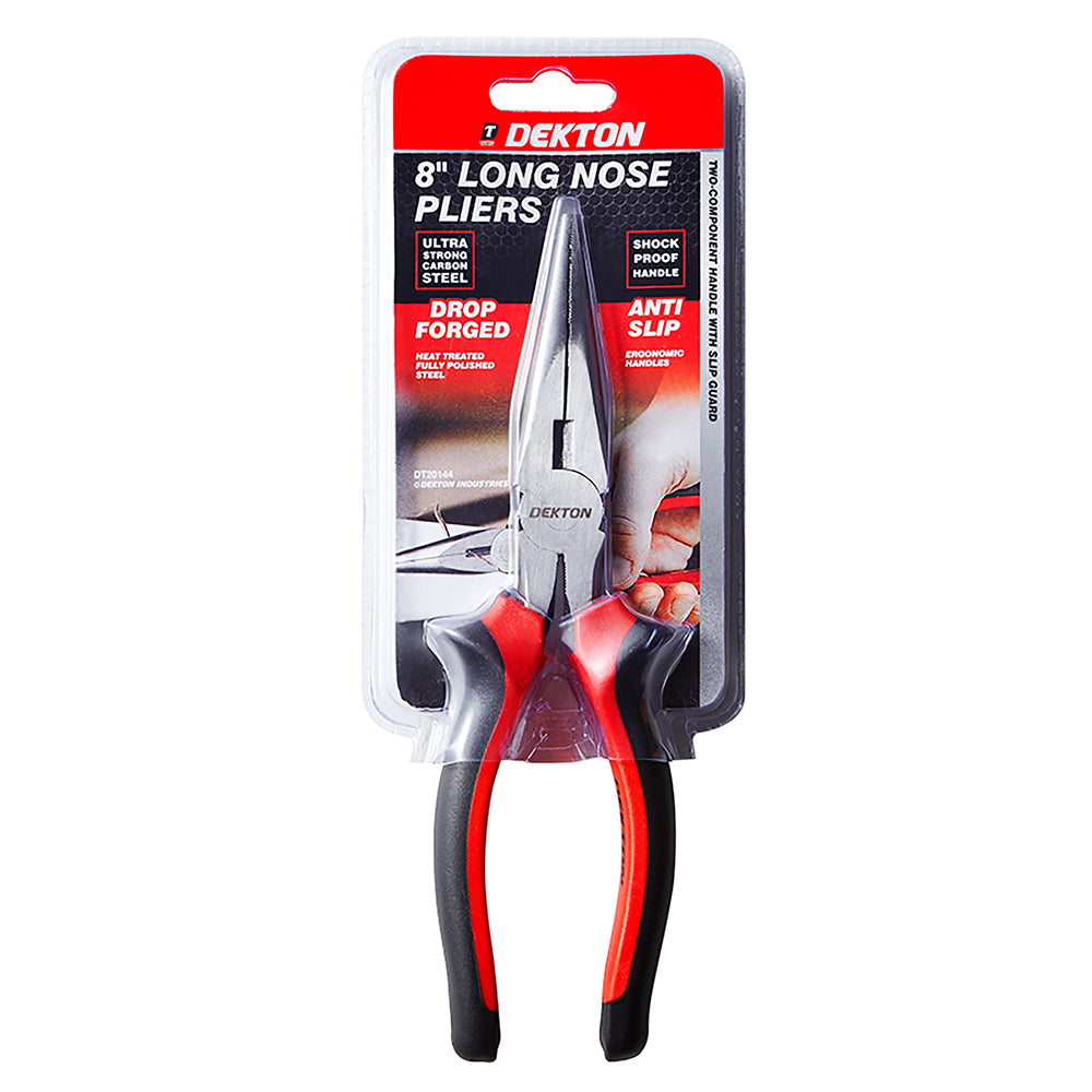 DEKTON LONG NOSE PLIERS 8 INCH. DT20144 \\\KD00848