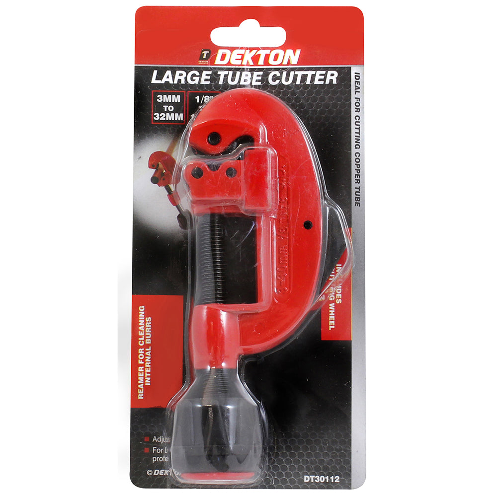 DEKTON ADJUSTABLE LARGE TUBE CUTTER 3MM - 32MM. DT30112 \\\KD00861