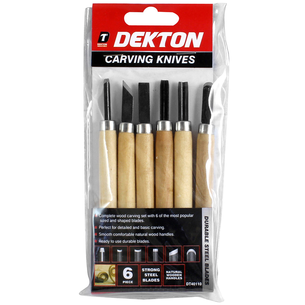 DEKTON CARVING / CHISEL KNIFE SET 6/PK. DT40110 \\\KD00873