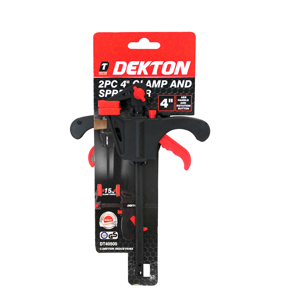 DEKTON QUICK RATCHET BAR CLAMP & SPREADER SET TOOL 4 INCH / 100MM. DT40500 \\\KD00875