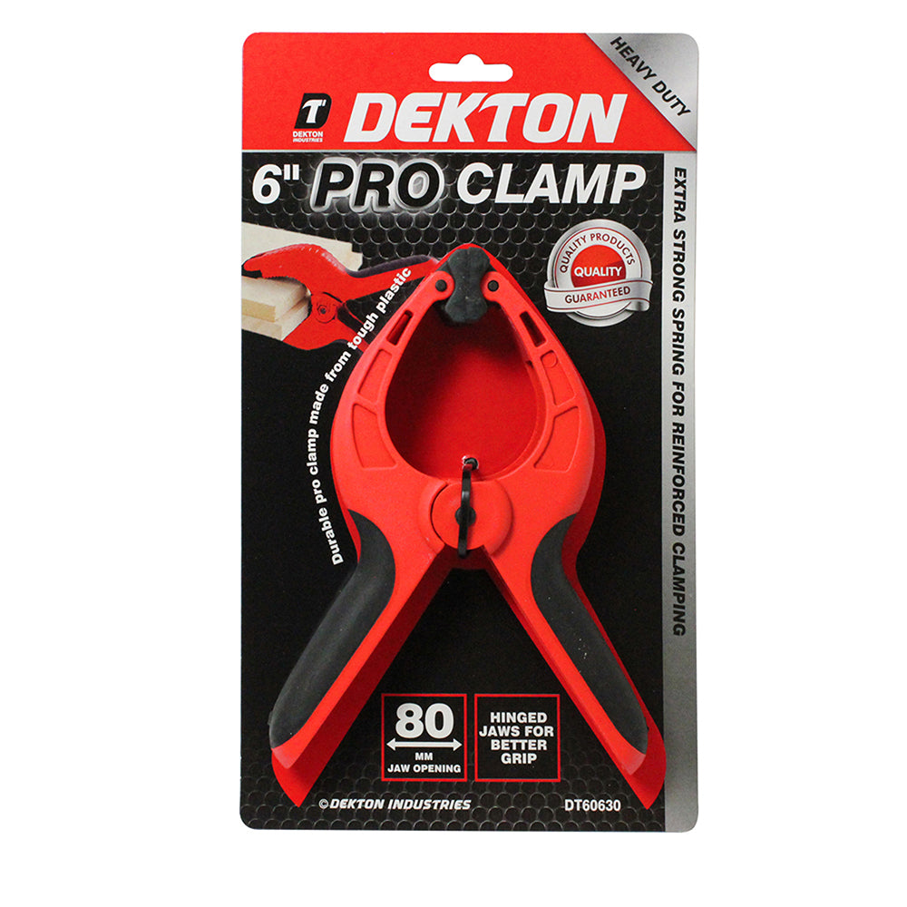 DEKTON HEAVY DUTY PRO NYLON SPRING CLAMPS 6 INCH / 150MM. DT60630 \\\KD00896