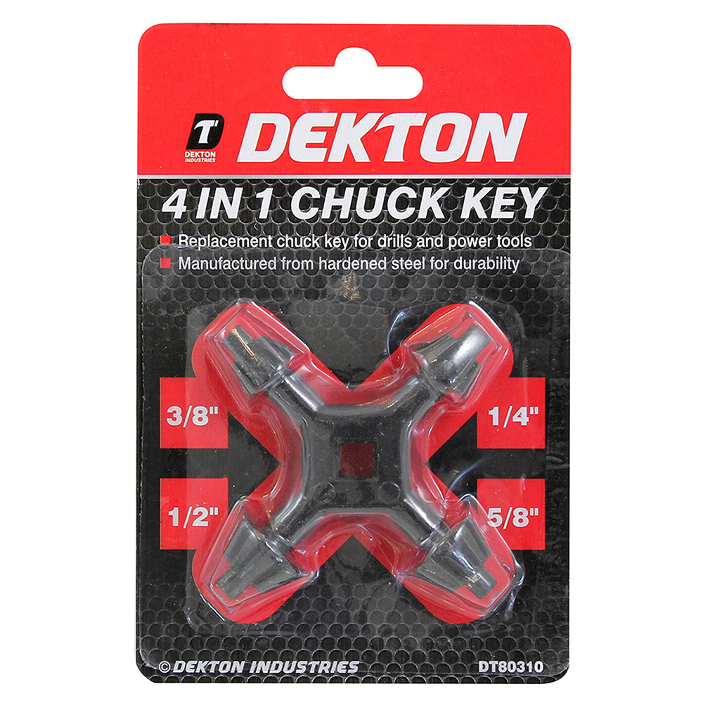 DEKTON 4 IN 1 UNIVERSAL CHUCK KEY. DT80310 \\\KD00908