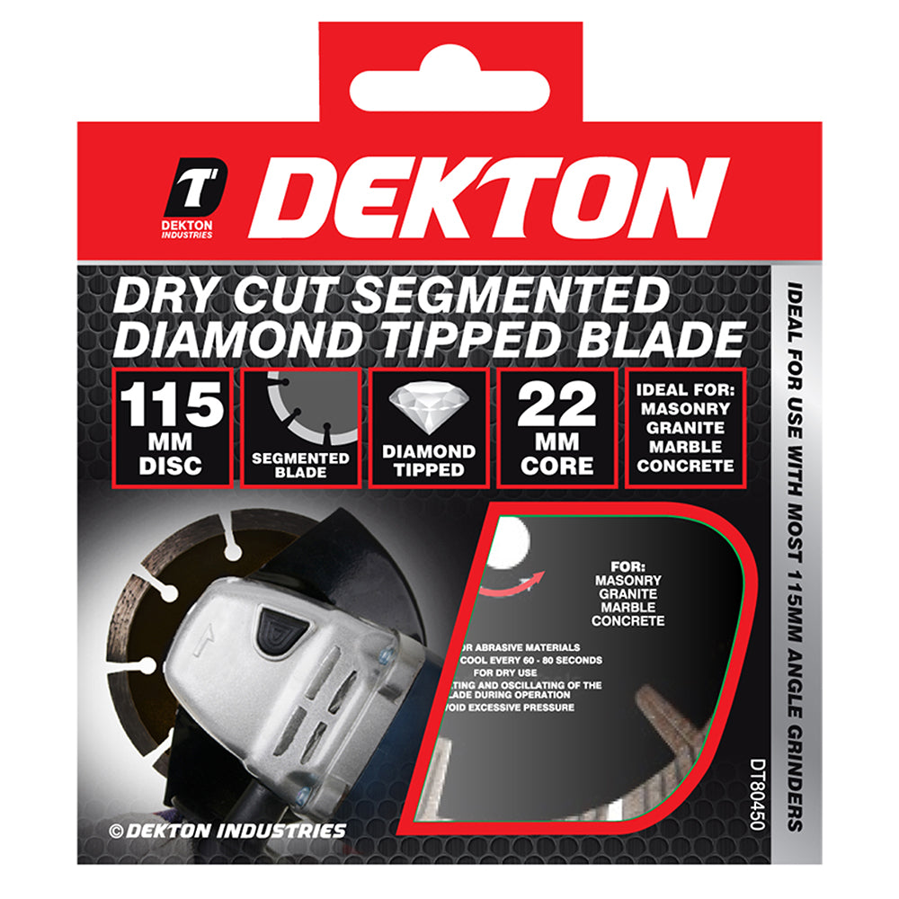 DEKTON DRY CUT / CONCERETE  DIAMOND TIPPED BLADE 115MM. DT80450 \\\KD00909