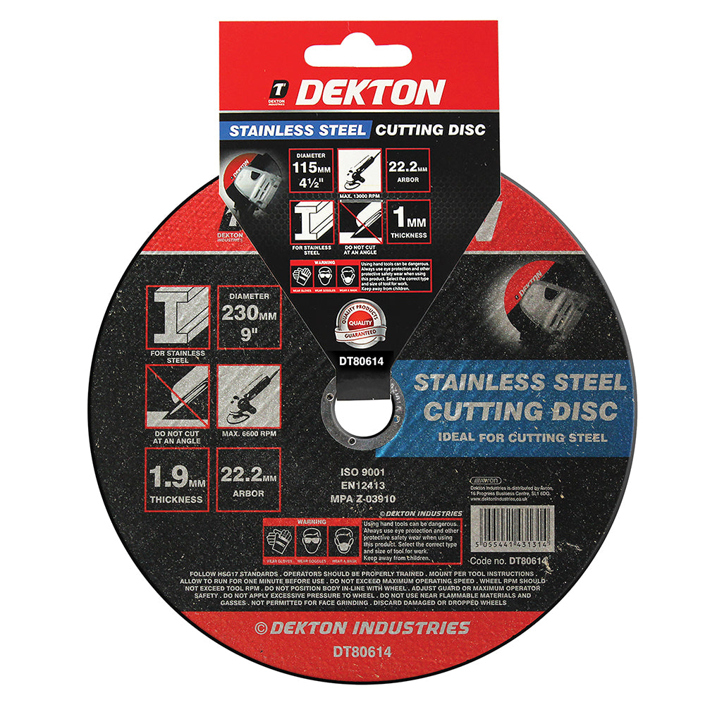 DEKTON ULTRA THIN METAL CUTTING DISC 230MM. DT80614 \\\KD00912