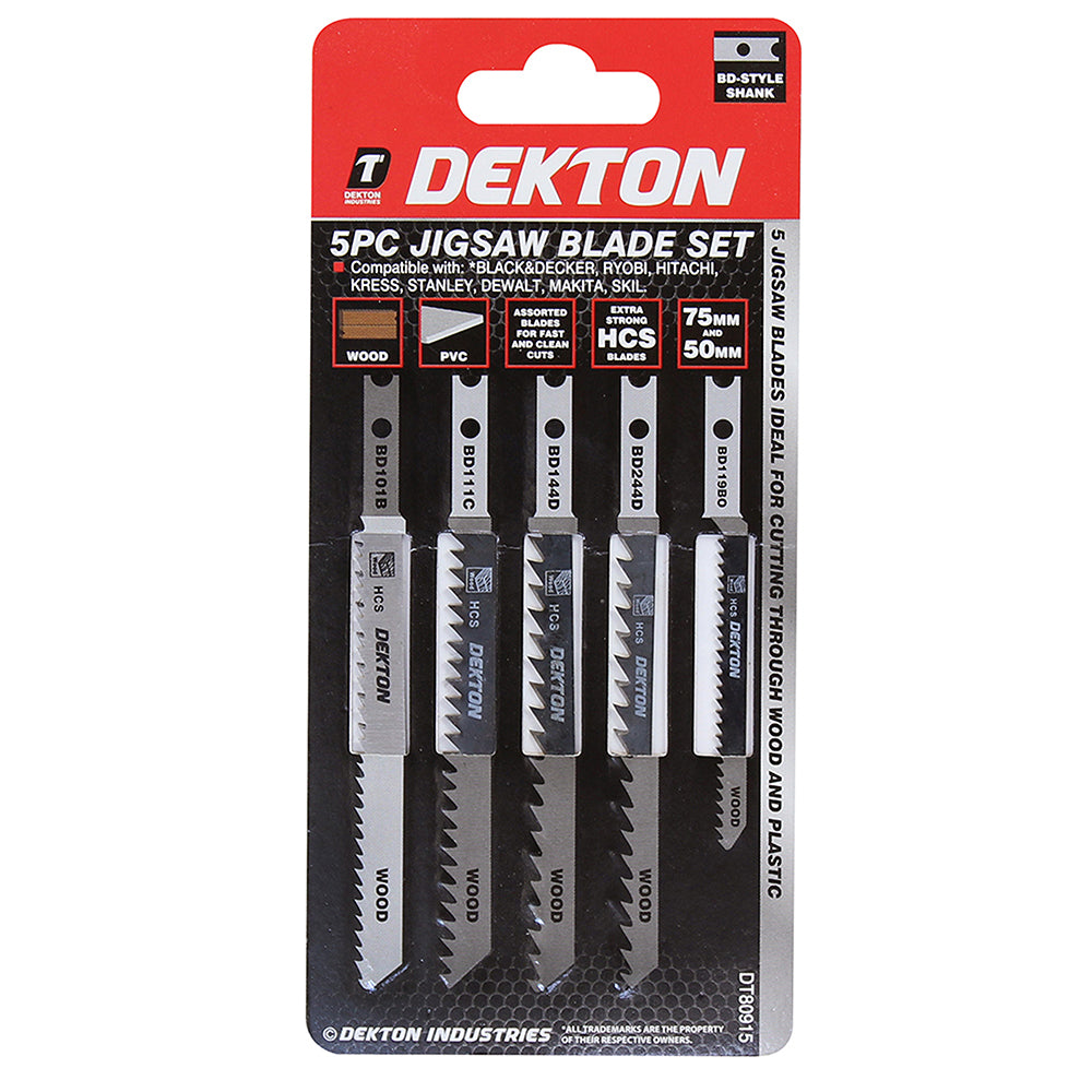 DEKTON UNIVERSAL JIGSAW BLADE  5/PK \\\KD00930