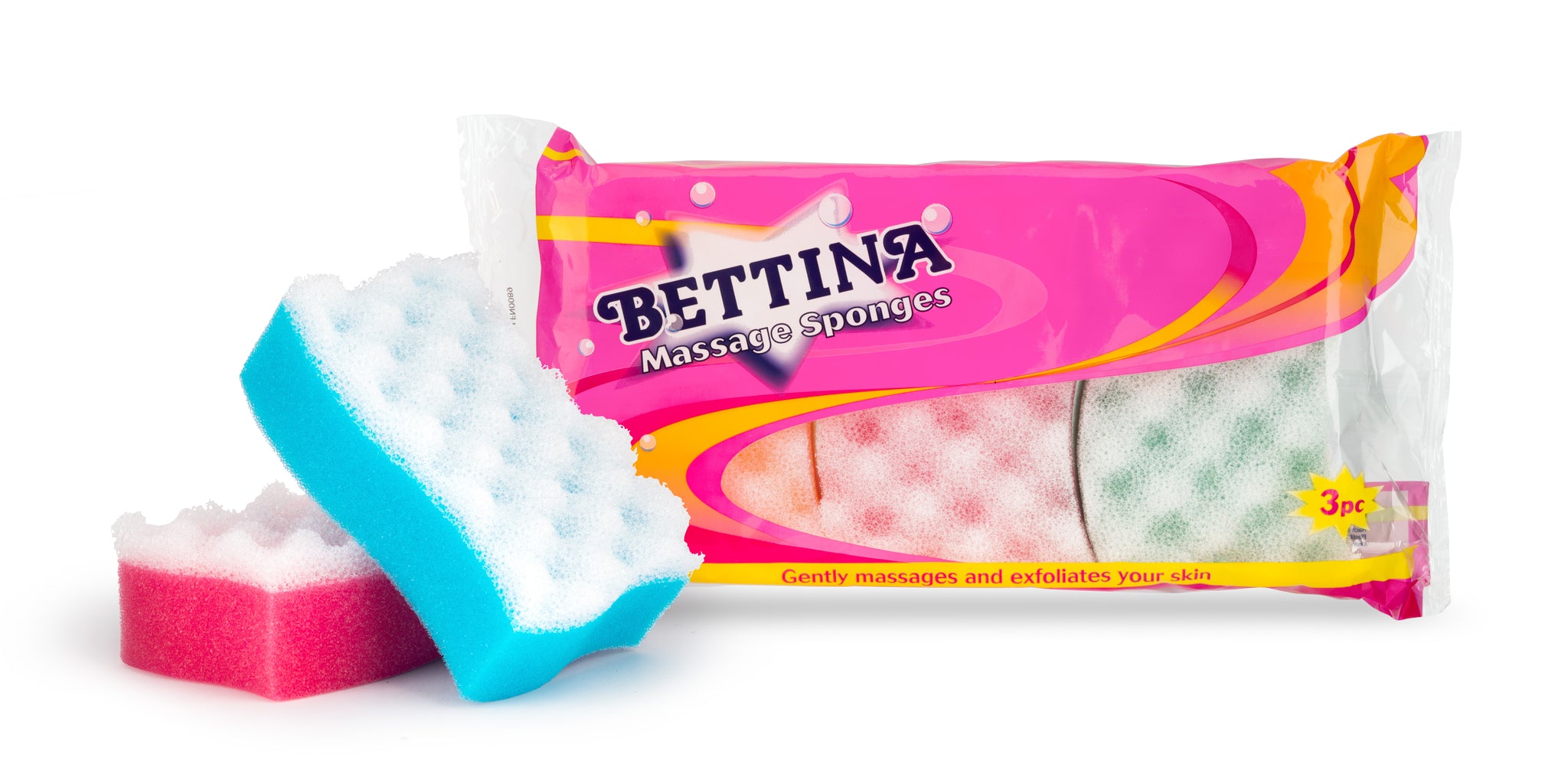 BETTINA MASSAGE SPONGES 3/PK. B216 \\\KD00975