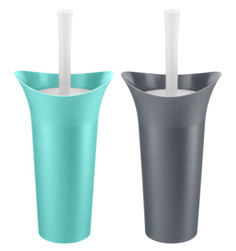 TRENDY TULIP TOLIET BRUSH AND HOLDER. NSST15808006 \\\KD00983