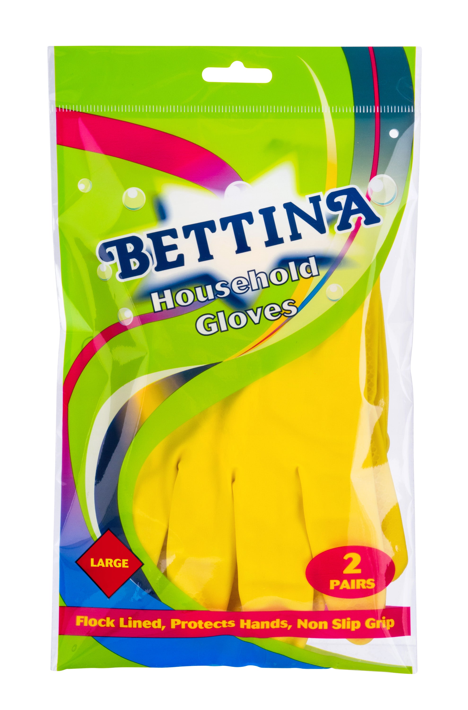 BETTINA LARGE HOUSEHOLD GLOVE  2/PK. B346 \\\KD00994