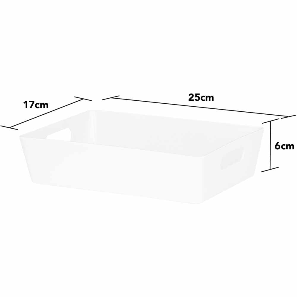 WHAM STUDIO BASKET 4.01 RECTANGULAR ICE WHITE. WHAM25625 \\\KD01024