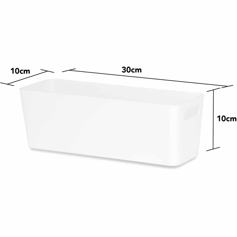 WHAM STUDIO BASKET 7.01 RECTANGULAR ICE WHITE. WHAM25825 \\\KD01034