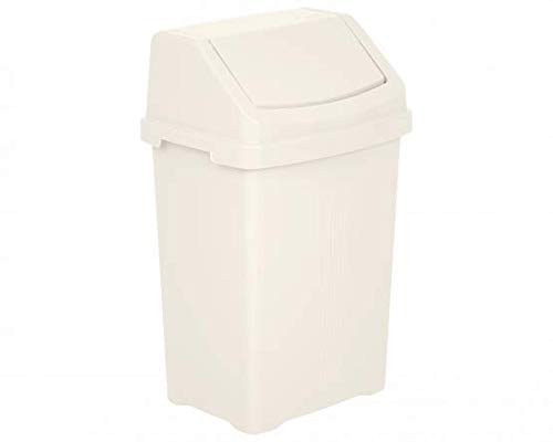 WHAM CASA 8L SWING BIN SOFT CREAM. WHAM17007 \\\KD01047