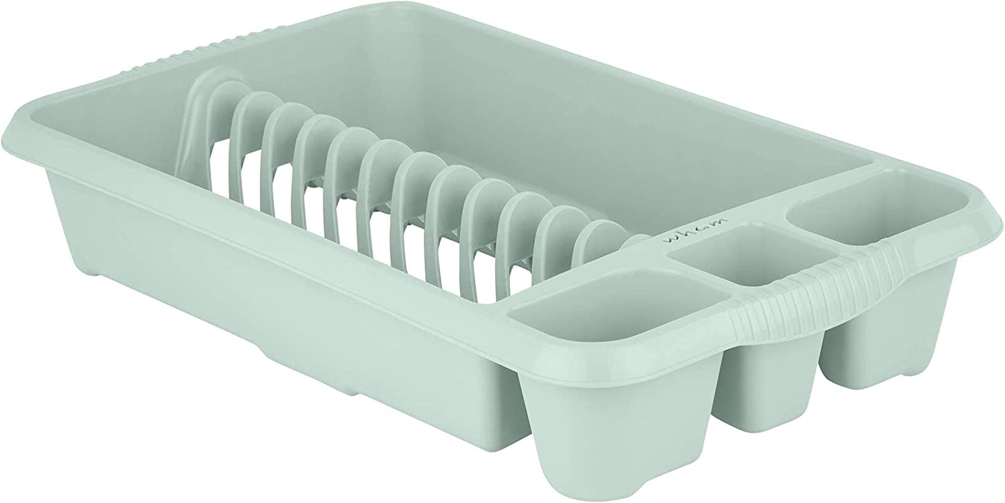WHAM CASA MEDIUM DISH DRAINER SILVER SAGE. WHAM17256 \\\KD01085