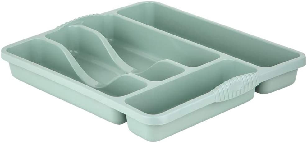 WHAM CASA SMALL CUTLERY TRAY SILVER SAGE. WHAM16908 \\\KD01093