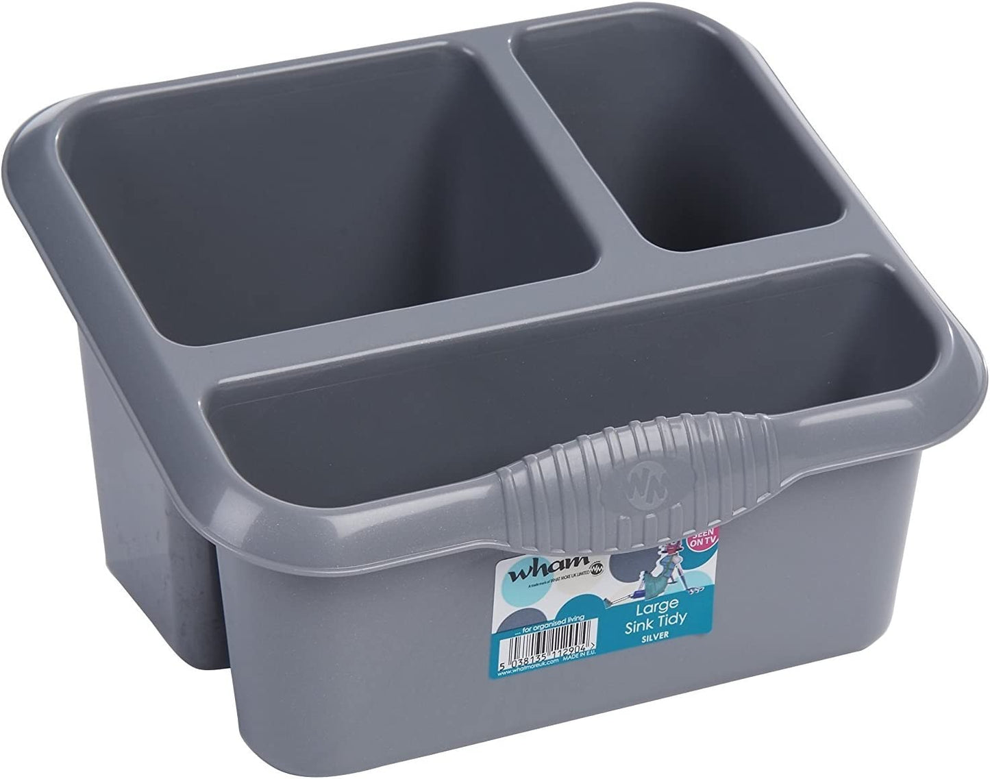 WHAM CASA LARGE SINK TIDY SILVER. WHAM11290 \\\KD01100