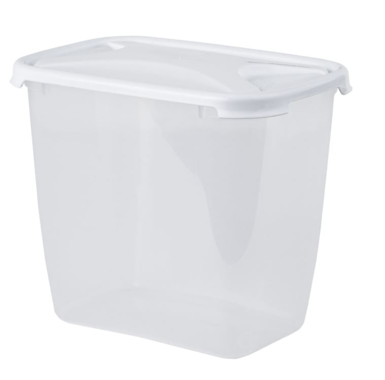 WHAM CUISINE 2.4L DEEP RECT FOOD BOX & LID CLEAR/ICE WHITE. WHAM12388 \\\KD01151