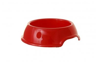 WHITEFURZE 18CM RED PET BOWL. P0105 \\\KD01209