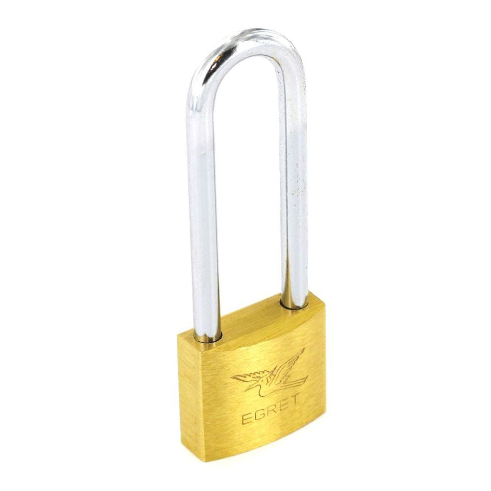 SECURIT S1140 EGRET BRASS PADLOCK LONG SH 40MM WITH 3 KEYS. MP-S1140 \\\KD01281