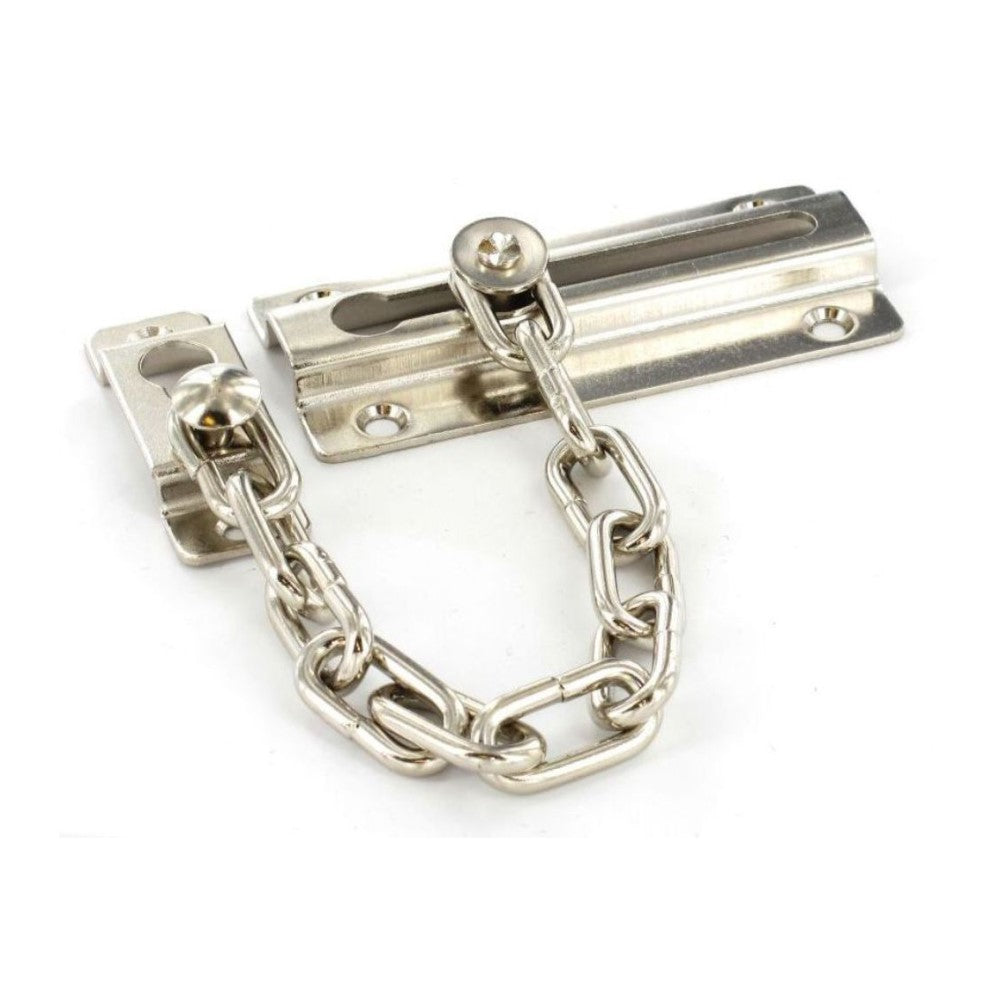 SECURIT S1625 STEEL DOOR CHAIN NICKLE PLATED 80MM. MP-S1625 \\\KD01294