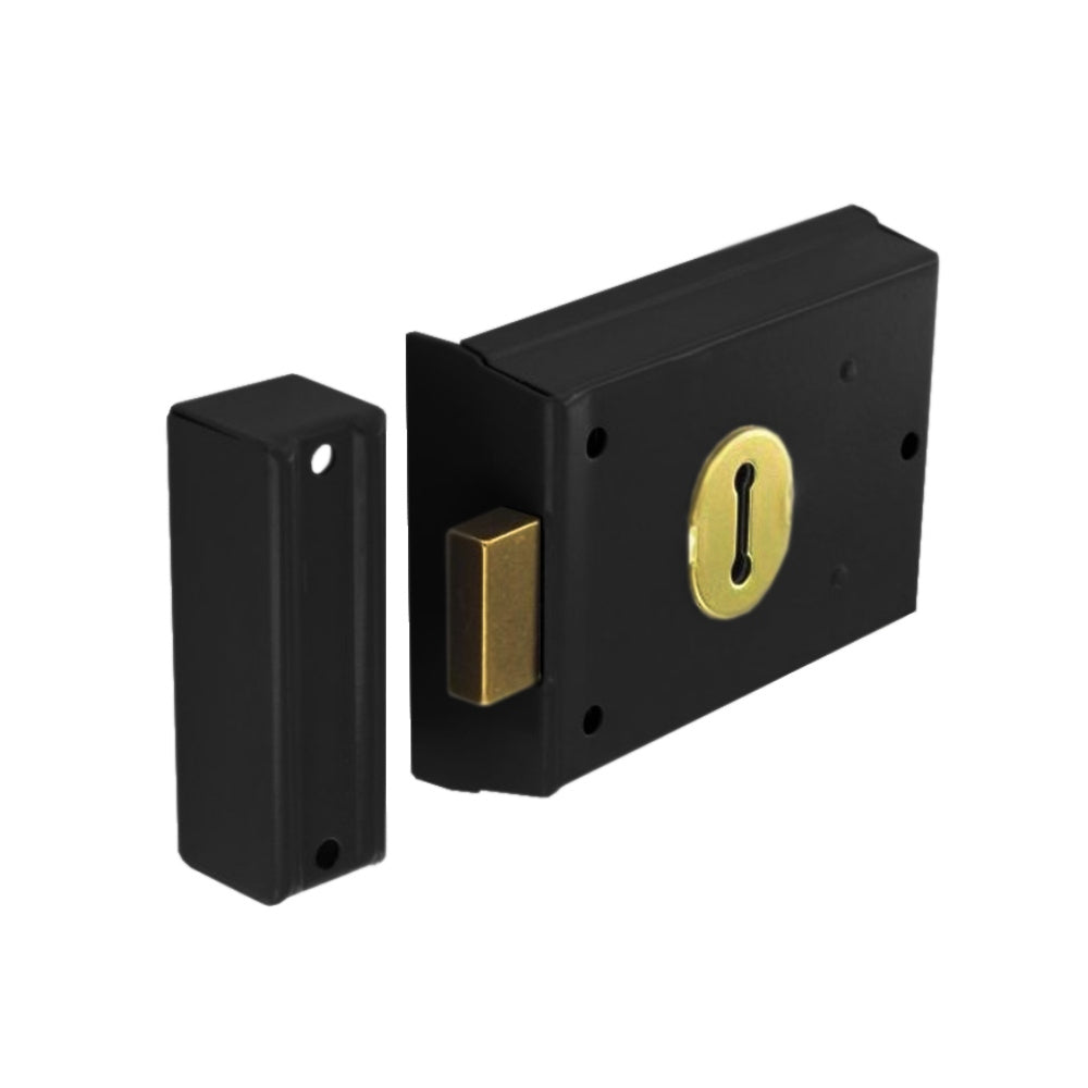 SECURIT S1844 DOUBLE HANDED DEAD LOCK BLACK 100MM. MP-S1844 \\\KD01309