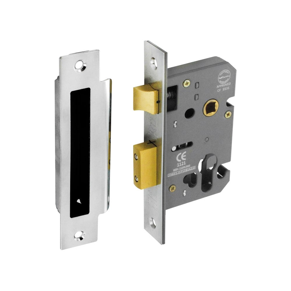 SECURIT S1851 EURO SASHLOCK NICKLE PLATED 63MM. MP-S1851 \\\KD01310