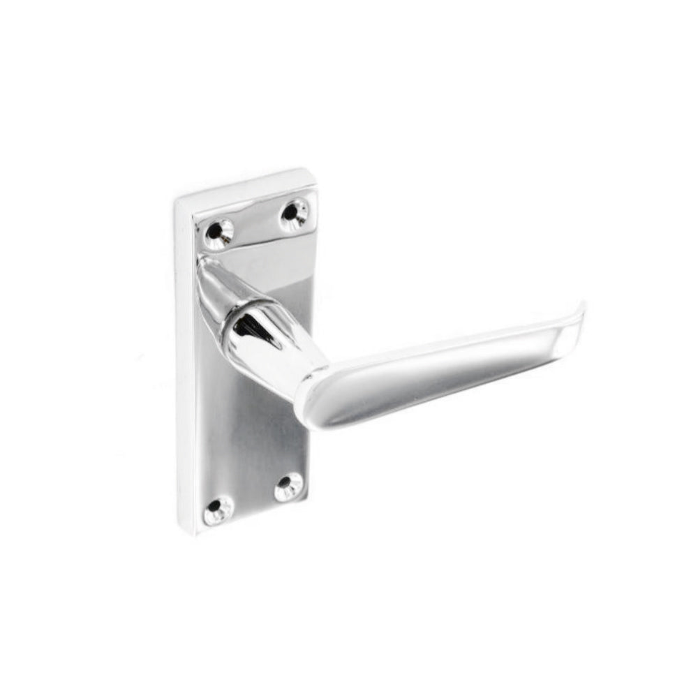 SECURIT S2706 CHROME PLATED FLAT LATCH HANDLES 115MM. MP-S2706 \\\KD01315