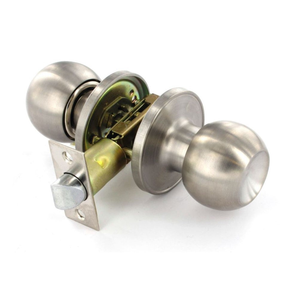 SECURIT S2955 STAINLESS STEEL PASSAGE KNOBSET 60/70MM. MP-S2955 \\\KD01322