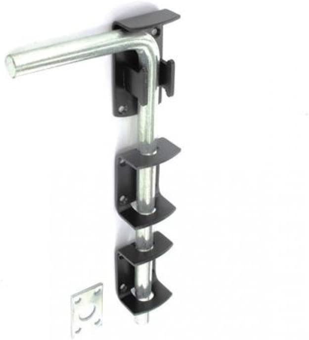 SECURIT S5193 GARAGE DOOR BOLT BLACK 300MM. MP-S5193 \\\KD01385