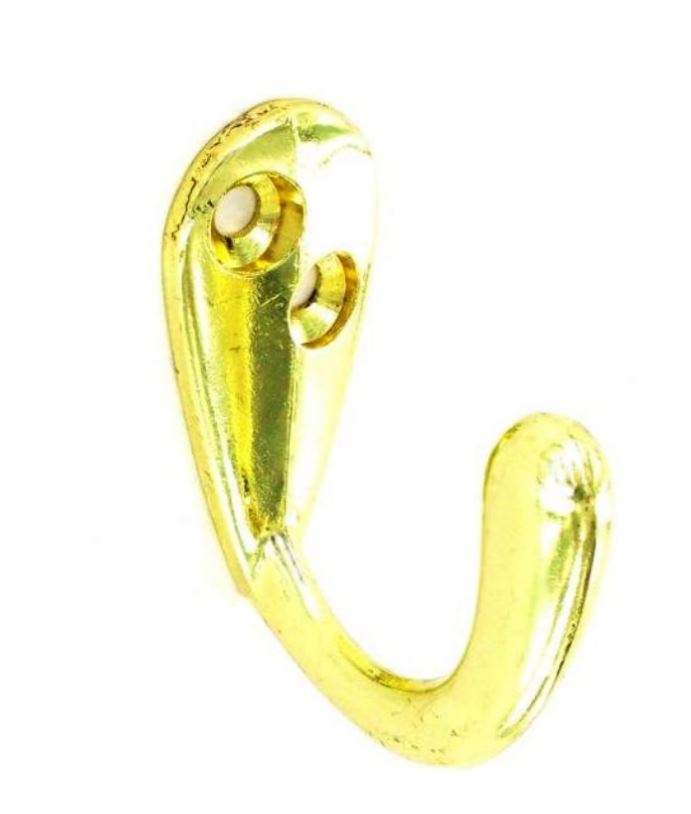 SECURIT S6107 COAT HOOK ELECTRO BRASSED (EB) 50MM. MP-S6107 \\\KD01417