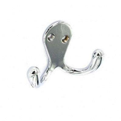 SECURIT S6110 DOUBLE ROBE HOOK CHROME PLATED 70MM. MP-S6110 \\\KD01420