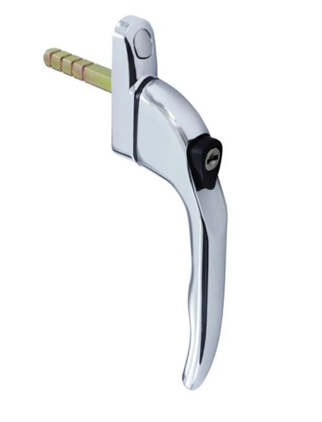 SECURIT S9502 INLINE ESPAG LOCK WIND.HANDLE PCHROME PLATED. MP-S9502 \\\KD01463