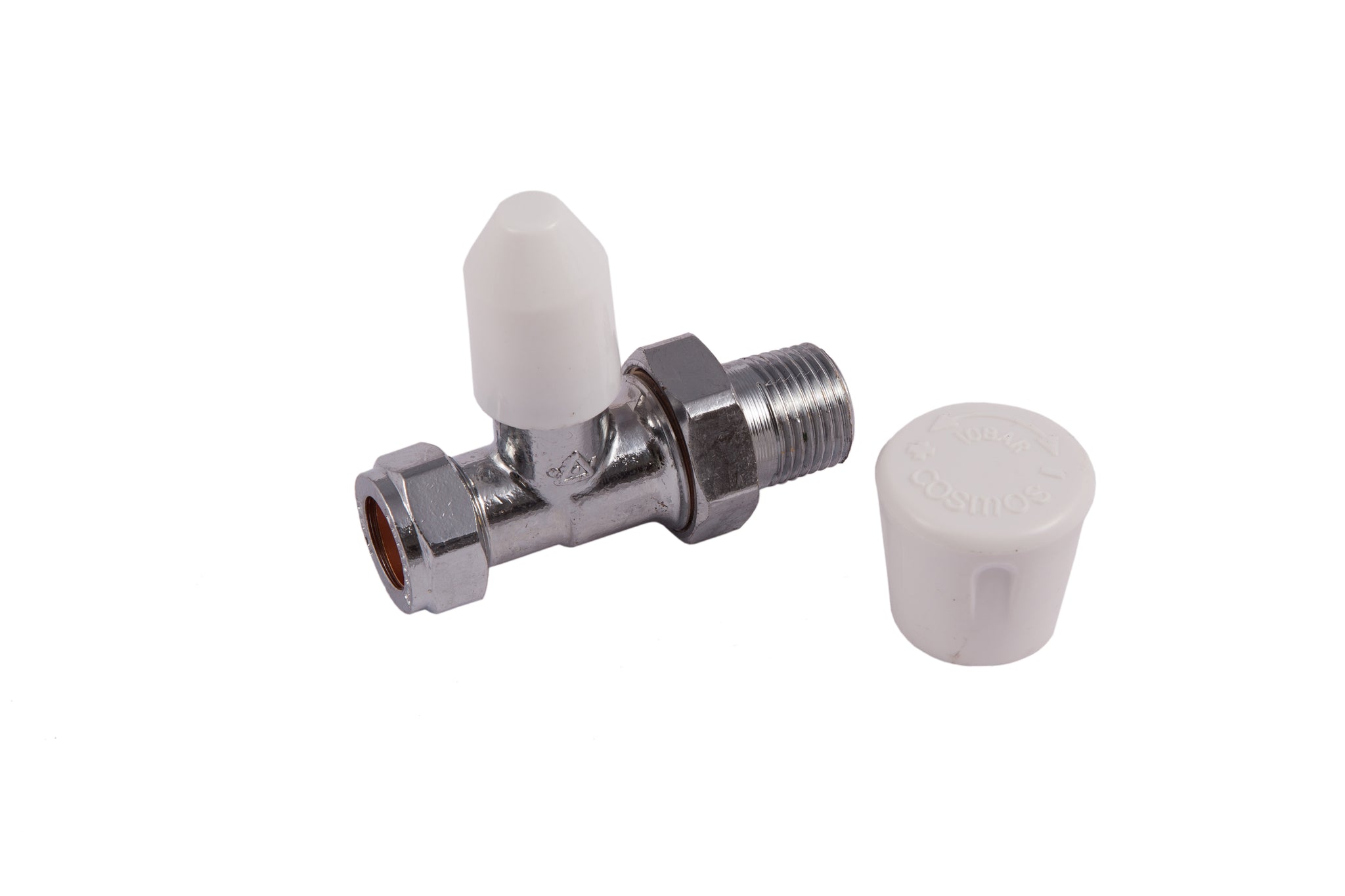 SECURPLUMB U9713 STRAIGHT RADIATOR VALVE CHROME PLATED 15MM. SU9713 \\\KD01470