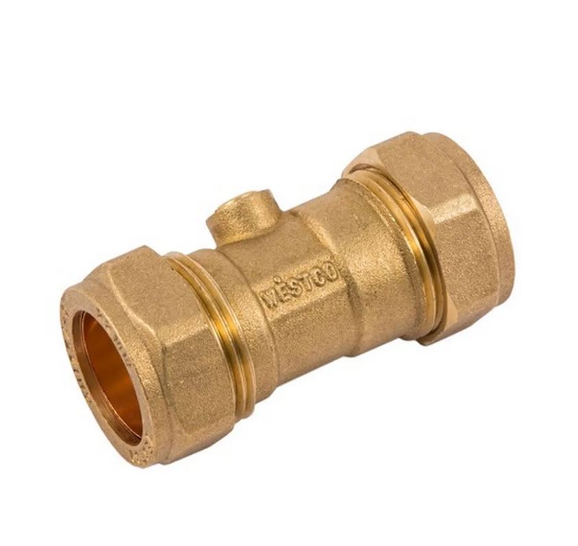 SECURPLUMB U9749 ISOLATING VALVE LP CXC BRASS 22MM. SU9749 \\\KD01481