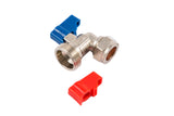 SECURPLUMB SU9762 WASHING MACHINE TAP ANGLED CHROME PLATED 15MMX3/4. SU9762 \\\KD01487