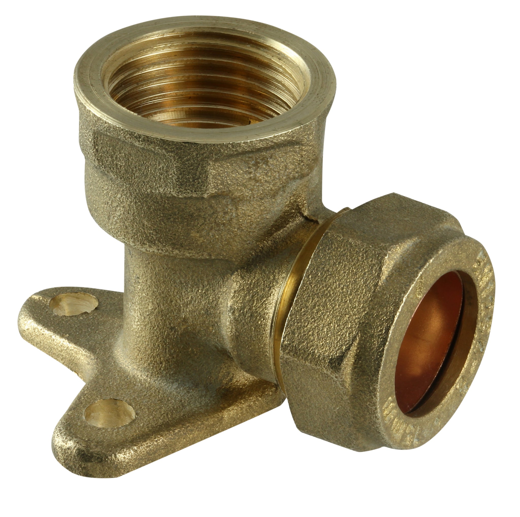 SECURPLUMB U9810 COMPRESS.WALLPLATE ELBOW 15MMX1/2. SU9810 \\\KD01497