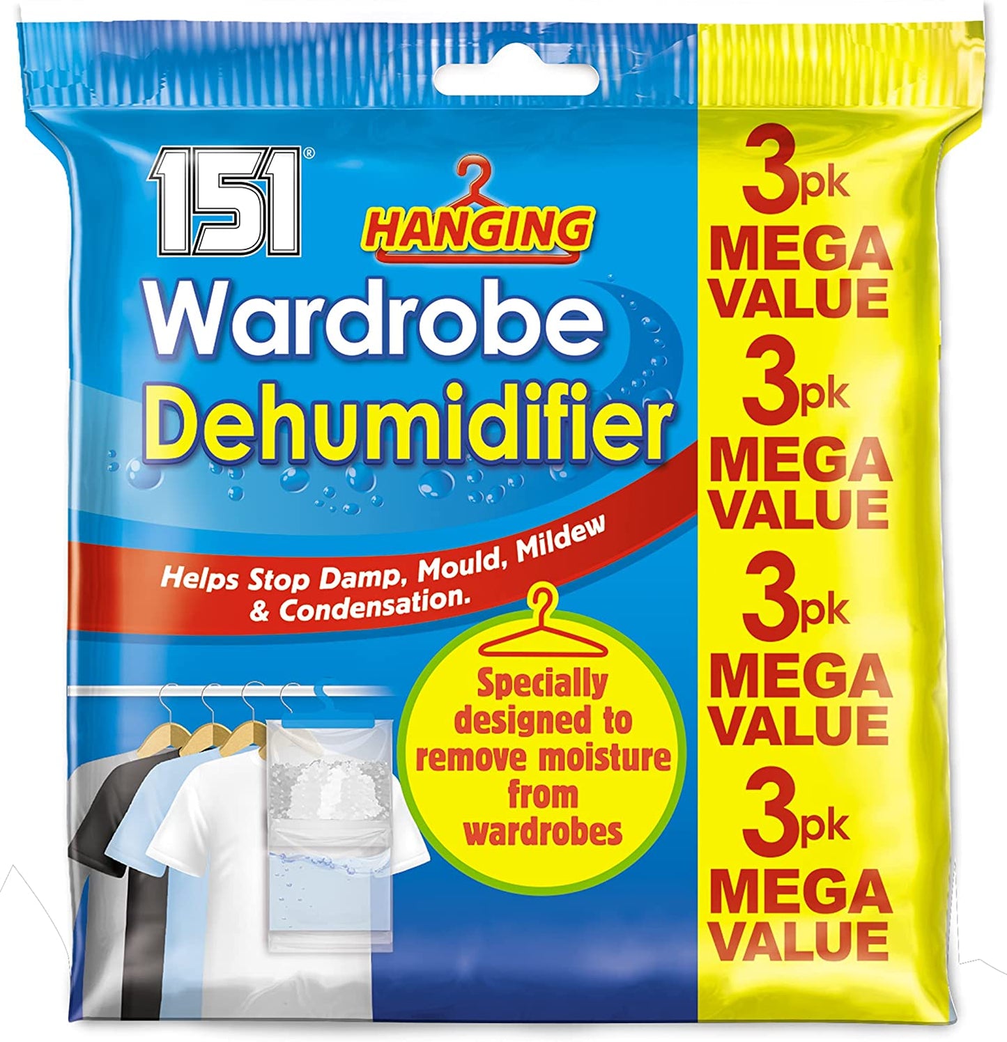 151 HANGING DEHUMIDIFIER 3X180GR. 1511124 \\\KD01522