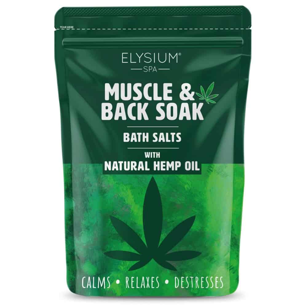 ELYSIUM MUSCLE & BACK SOAK WITH HEMP SEED OIL 450G. ELY1120 \\\KD01567