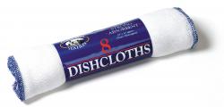 GLOBE MILL DISH CLOTHS 8/PK. GM0006-36A \\\KD01576