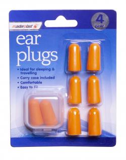 MASTERPLAST EAR PLUGS 4 PAIRS. MP036-36 \\\KD01590