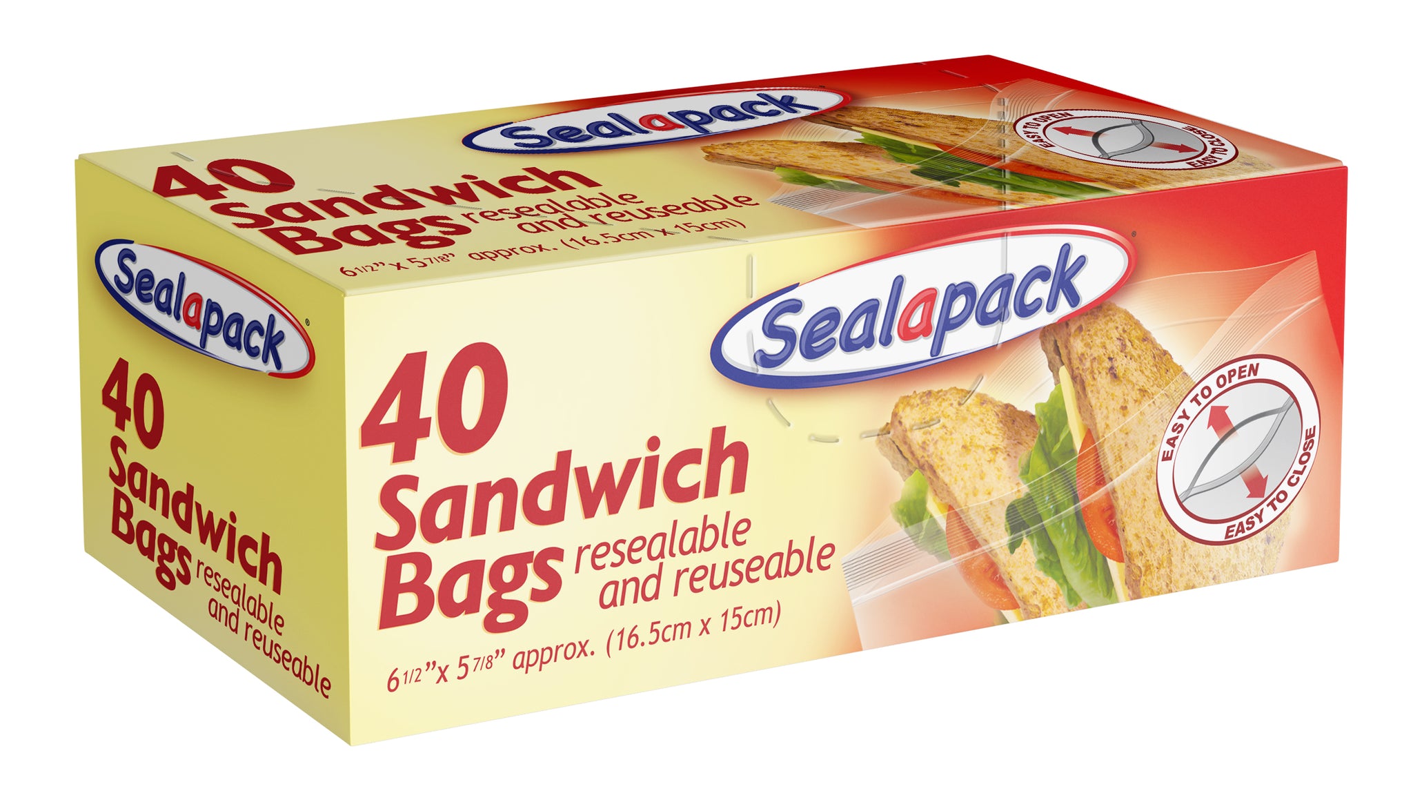 SEALAPACK SANDWICH BAGS 40/PK. SAP1056A \\\KD01619